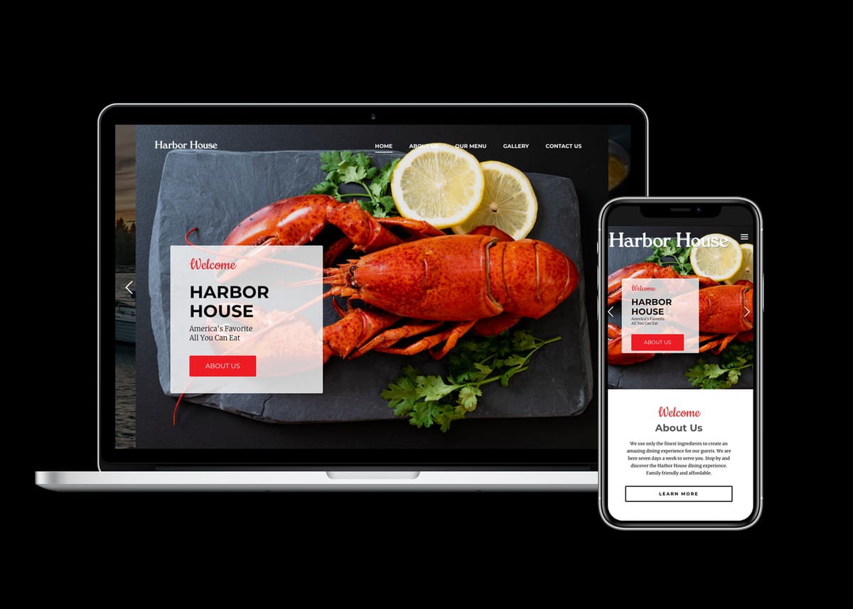 Harbor House — website designed and built by 360 Design Partners